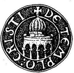 sceau du Grand Maitre des Templiers Pierre de Montaigu; PAULI, Codice diplomatico del sacro ordine Gerosolemitano; Tome 1 